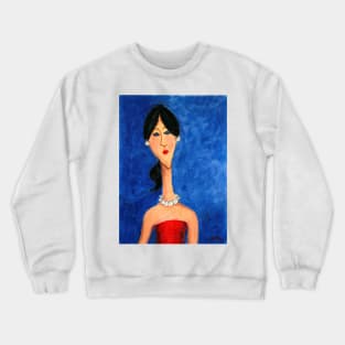 Seule au bal azur - Alone at the ball azur Crewneck Sweatshirt